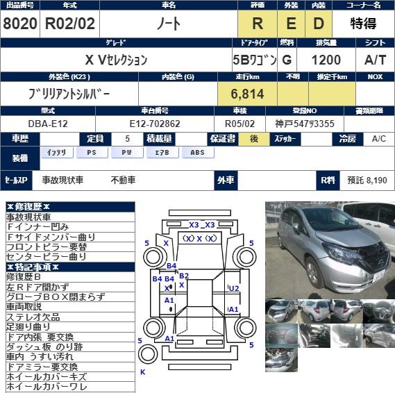 Auction Sheet